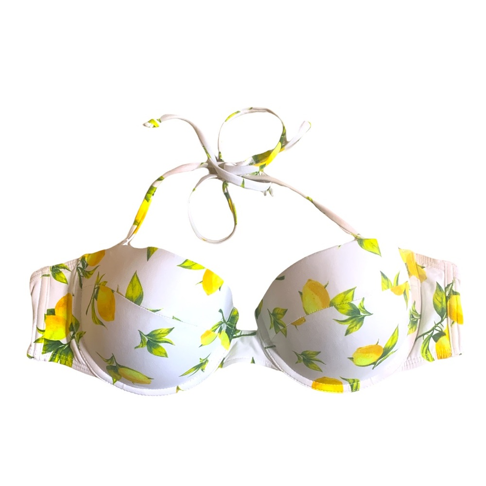 3/$30 Lemon pushup bikini top